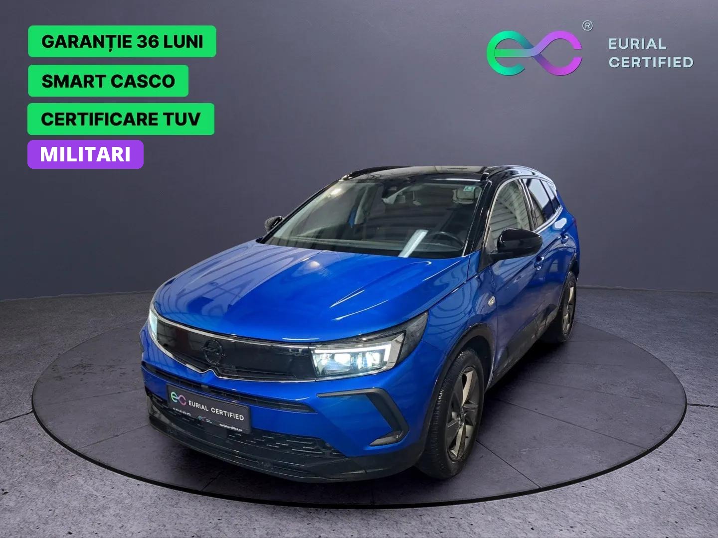 OPEL GRANDLAND MY22 SUV 5 USI GS LINE 1.2 I (96KW/ 130HP) AT8 PETROL 130 AT8 EURO 6