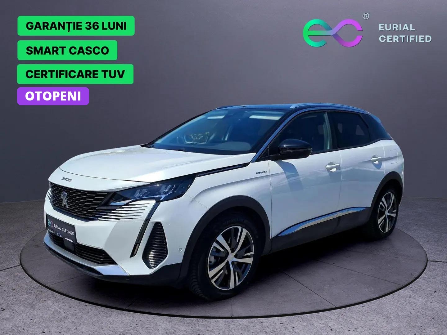 2021 - PEUGEOT SUV 3008 ALLURE PACK - 1.6i TURBO PLUG-IN HYBRID 4X4 300CP - EAT8